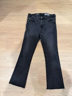 AG Jodi Crop in Washed Black